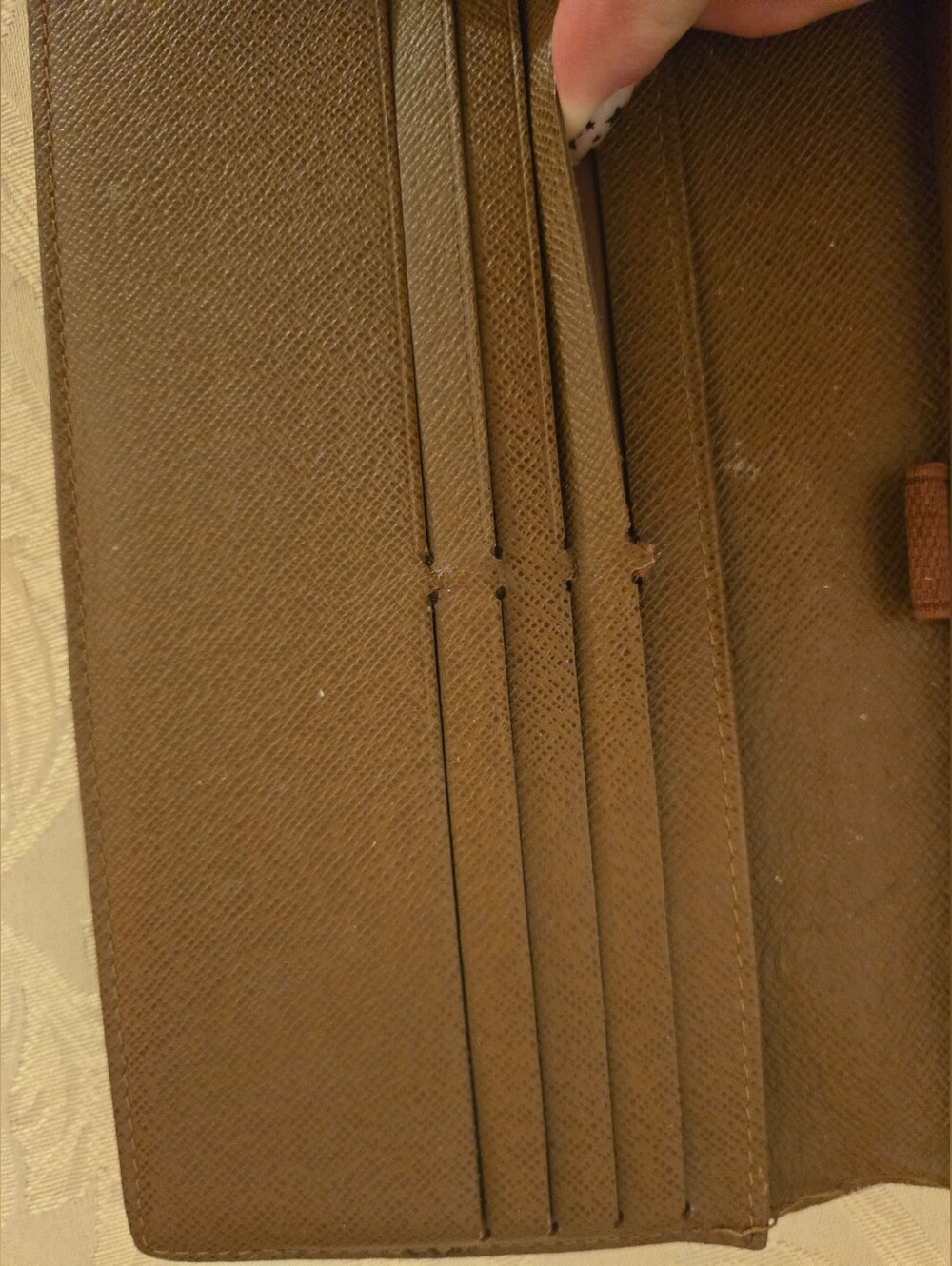 Louis Vuitton Womens Monogram Canvas Wallet - Brown - Picture 9 of 14